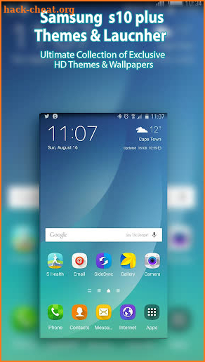 Theme for galaxy samsung s10 plus screenshot