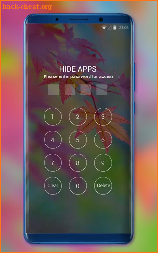 Theme for magic autumn maple leaves wallpaper screenshot