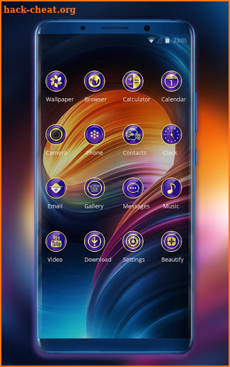 Theme for Mi8 youth psychedelic smooth wallpaper screenshot