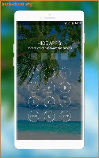 Theme for natural coconut tree wallpaper screenshot