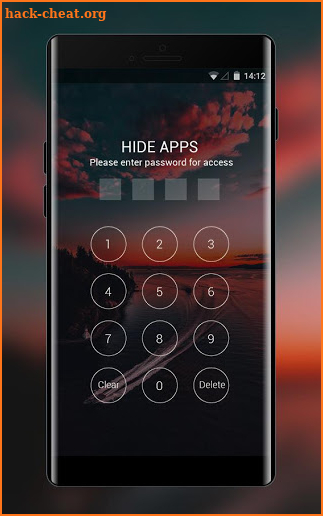 Theme for natural sunset bay wallpaper screenshot