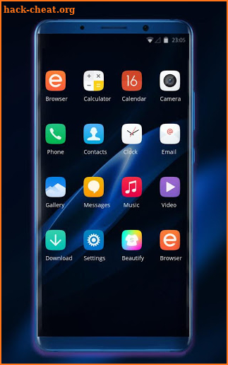 Theme for Oppo Realme 2 blue real wallpaper screenshot