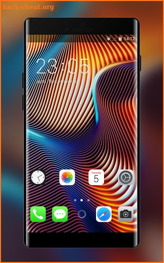 Theme for Phone XS IOS12 abstract lines wallpaper screenshot