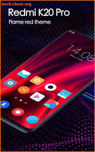 theme for Redmi K20 Pro Flame hd launcher 2019 screenshot