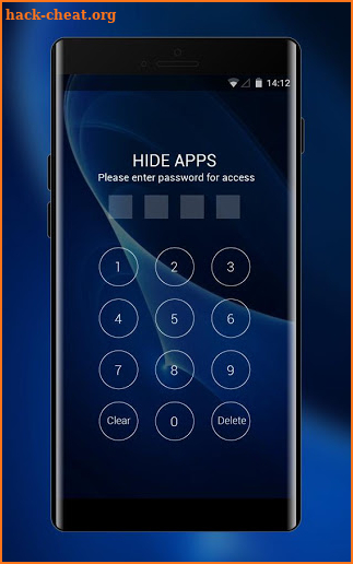 Theme for samgsung galaxy j7 dark blue wallpaper screenshot