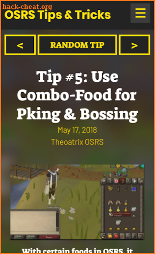 Theoatrix's Tips & Tricks for Oldschool Runescape screenshot