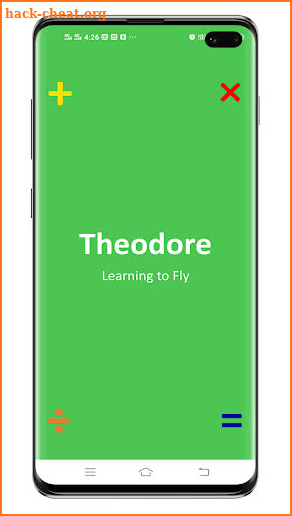 Theodore - Color keypad calculator screenshot