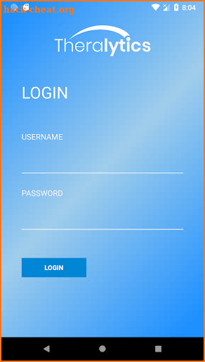 Theralytics screenshot