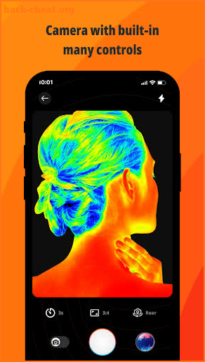 Thermal cam simulator effect screenshot