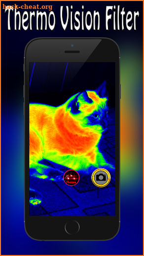 Thermal Night Vision Camera Effect Simulated screenshot