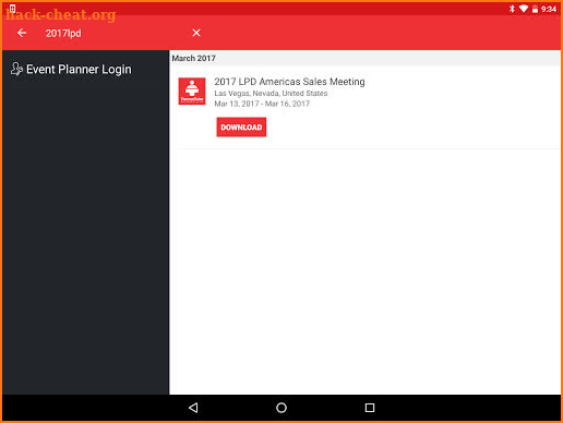 Thermo Fisher Meetings screenshot