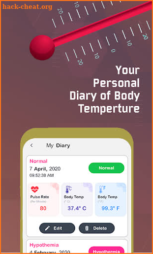 Thermometer For Fever - Body Temperature screenshot