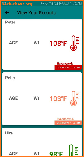 Thermometer For Fever - Body Thermometer App screenshot