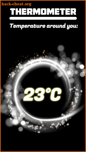 Thermometer for measuring temperature screenshot