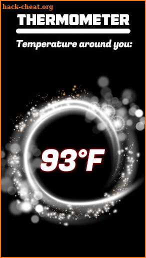 Thermometer for measuring temperature screenshot