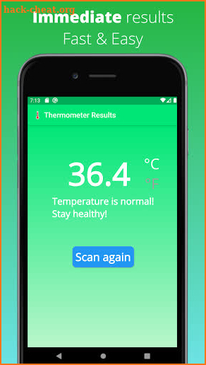 Thermometer : Forehead Temperature Reader screenshot