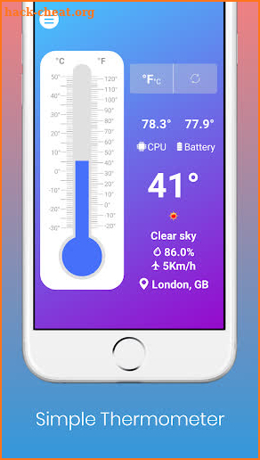 Thermometer - Hygrometer , Measure Temperature screenshot