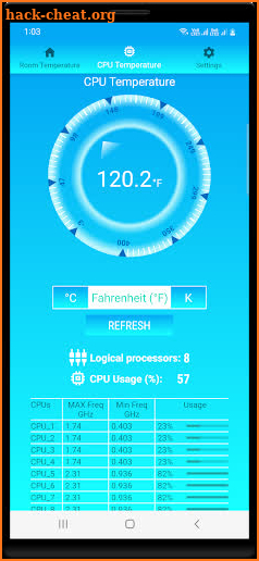 Thermometer: Room Temperature screenshot