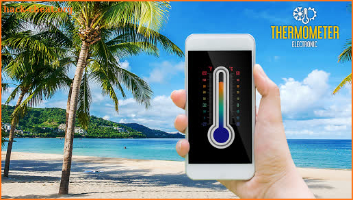 Thermometer with ambient temperature screenshot