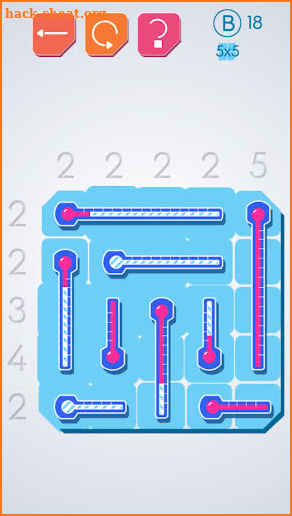 Thermometers Puzzles screenshot