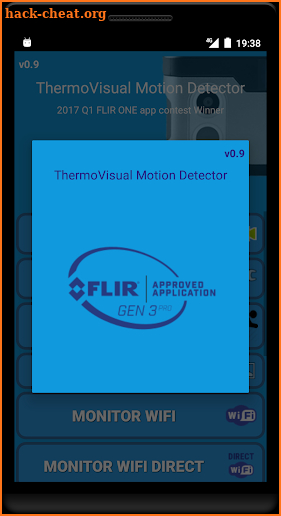 ThermoVisual Motion Detector for FLIR ONE (TVMD) screenshot