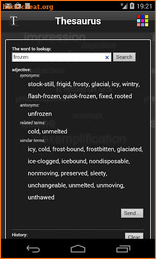 Thesaurus Pro screenshot