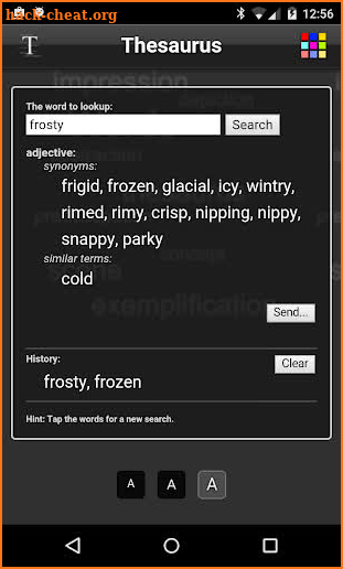 Thesaurus Pro screenshot