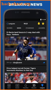 theScore: Live Sports News, Scores, Stats & Videos screenshot