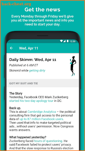 theSkimm screenshot