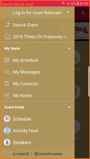 Theta Chi Fraternity screenshot