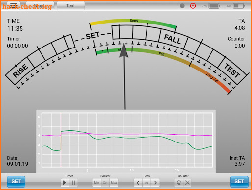 Theta-Meter screenshot