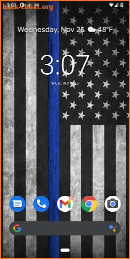 Thin Blue Line LIVE Wallpaper screenshot