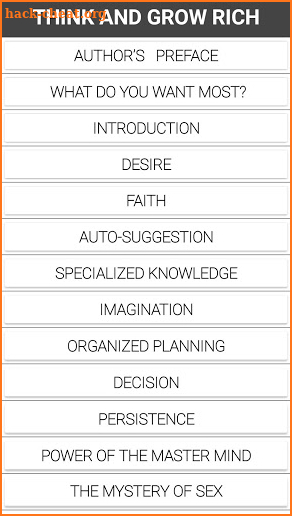 Think & Grow Rich -  Napoleon Hill screenshot