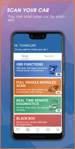 ThinkCar screenshot