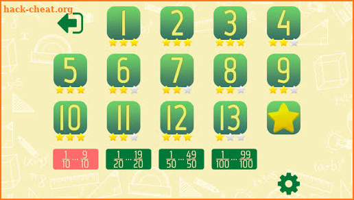 Third grade Math skills - Fractions and Decimals screenshot