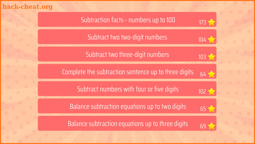 Third grade Math - Subtraction screenshot