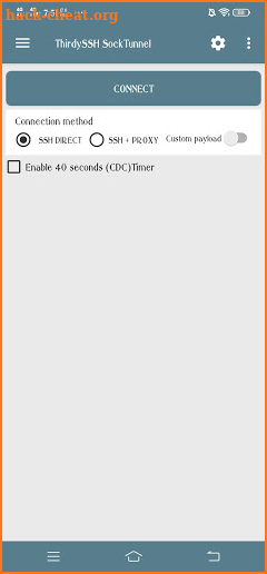 ThirdySSH Sock Tunnel VPN screenshot