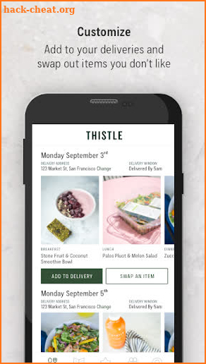 Thistle screenshot