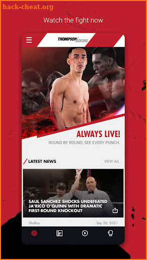 Thompson Boxing App screenshot