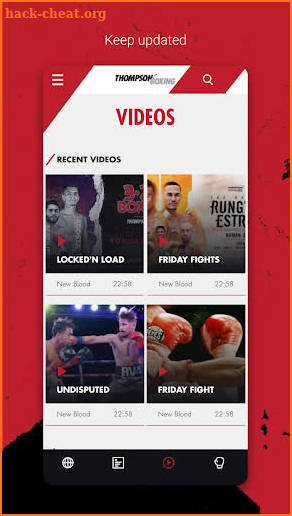 Thompson Boxing App screenshot