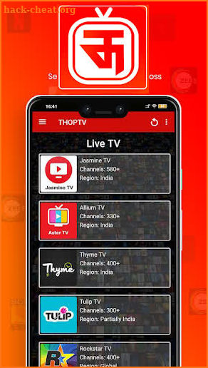 Thop TV : Free Thoptv Live Cricket TV Guide 2021 screenshot