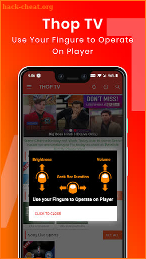 Thop TV: Live Cricket TV Streaming screenshot