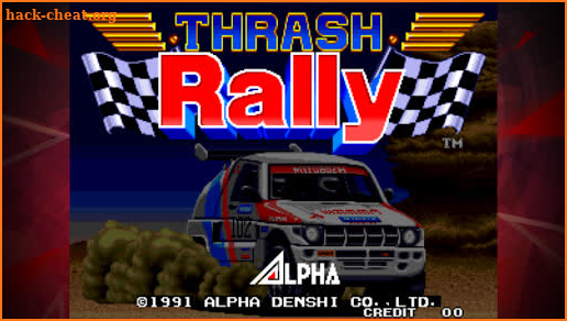 THRASH RALLY ACA NEOGEO screenshot