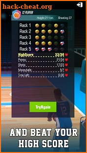 Three Point Contest - My Basketball Team screenshot