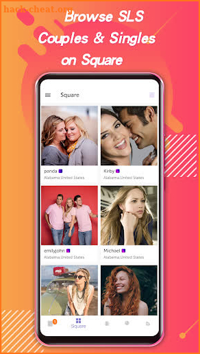 Threesome date & Swingers app screenshot