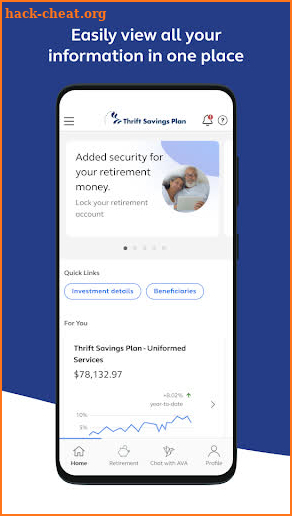 Thrift Savings Plan screenshot