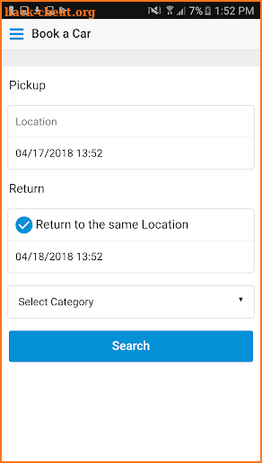 Thrifty Car Rental UAE screenshot