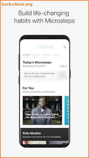 Thrive Global screenshot