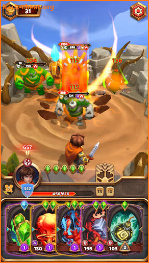 Throne Holder: Card RPG Magic screenshot