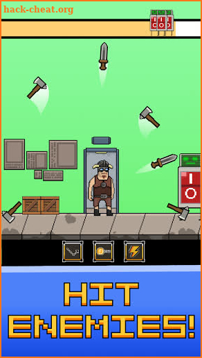 Throw master - idle clicker, hitting game screenshot